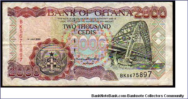 2000 Cedis__
Pk 33 a Banknote