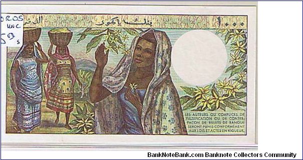 Banknote from Comoros year 1984