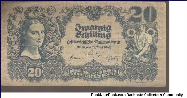P115
20 Schilling Banknote