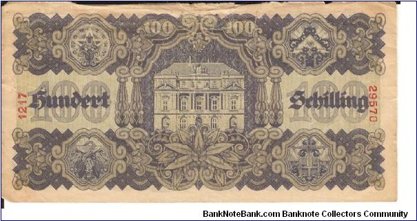 Banknote from Austria year 1945