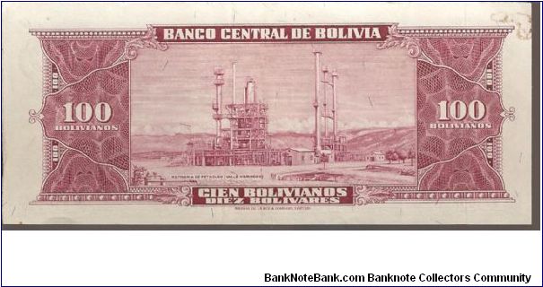 Banknote from Bolivia year 1948