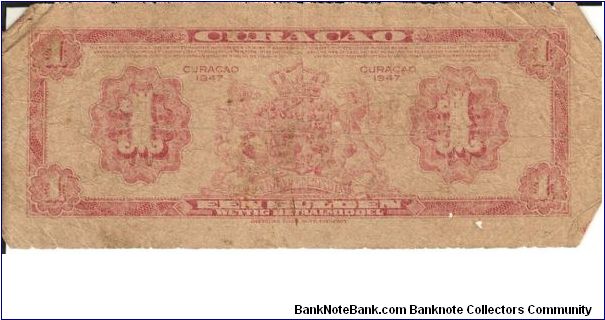 Banknote from Curacao year 1942