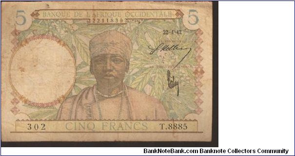 P21
5 Francs Banknote