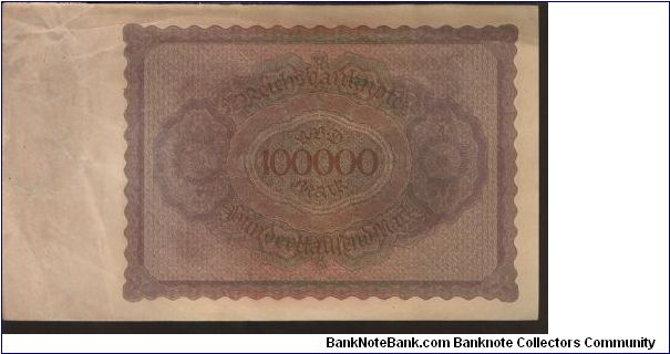 Banknote from Germany year 1923