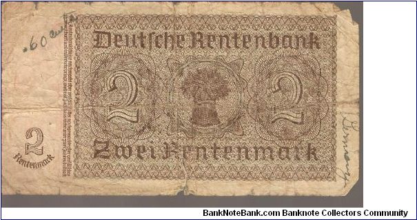 Banknote from Germany year 1937