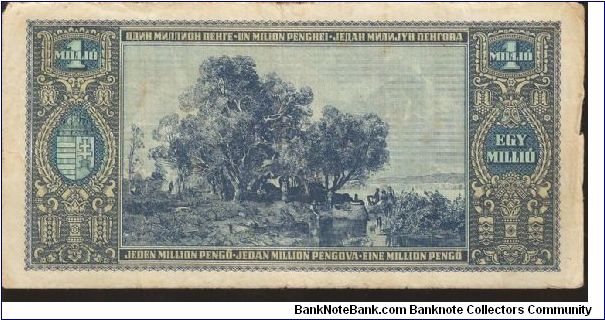 Banknote from Hungary year 1945