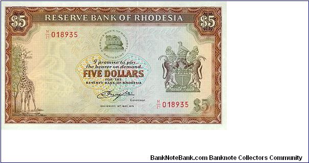 5 Dollars Banknote