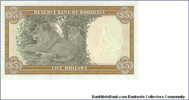 Banknote from Rhodesia year 1978