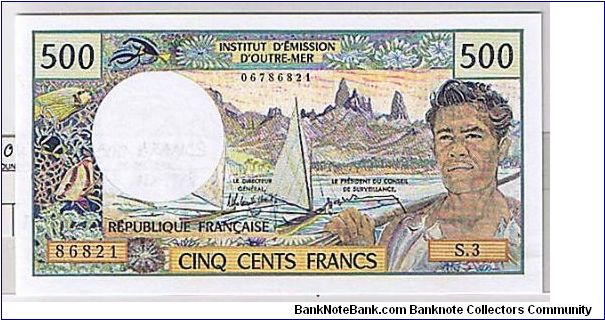 TAHITI 500 FRANCS Banknote