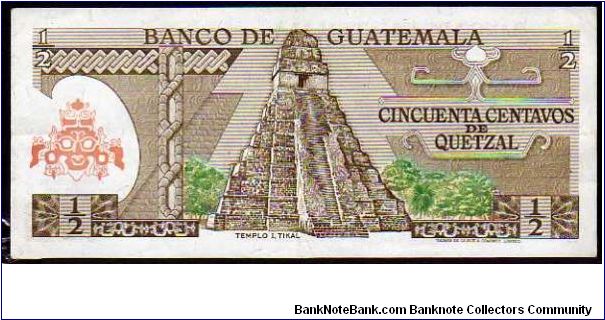 Banknote from Guatemala year 1982