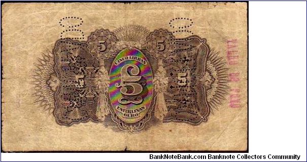 Banknote from Mozambique year 1919