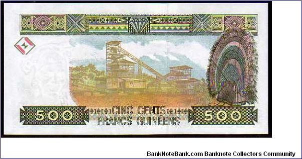 Banknote from Guinea year 1998