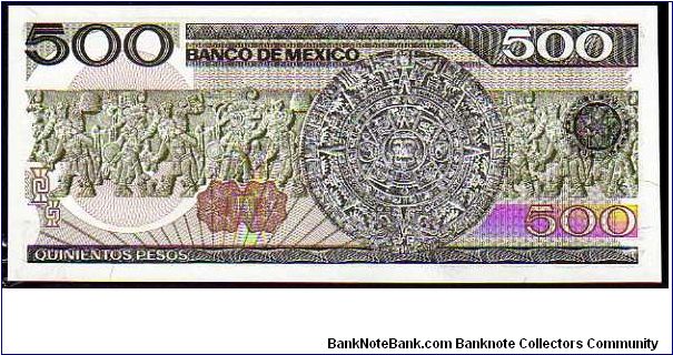 Banknote from Mexico year 1984