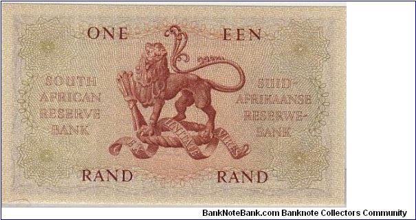 Banknote from South Africa year 1965