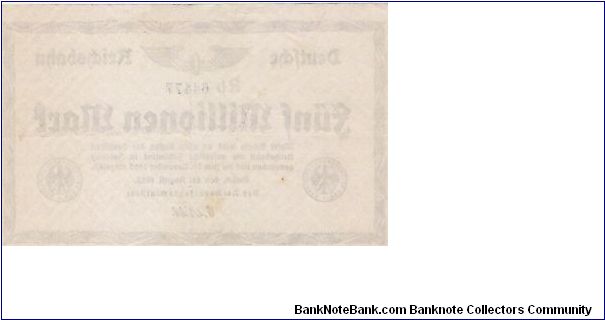 Banknote from Germany year 1923