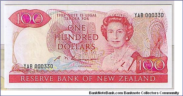 NZ $100 Banknote