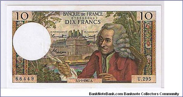 FRANCE- 10 FRANCS Banknote