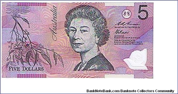 COMMONWEALTH BANK
$5 Banknote