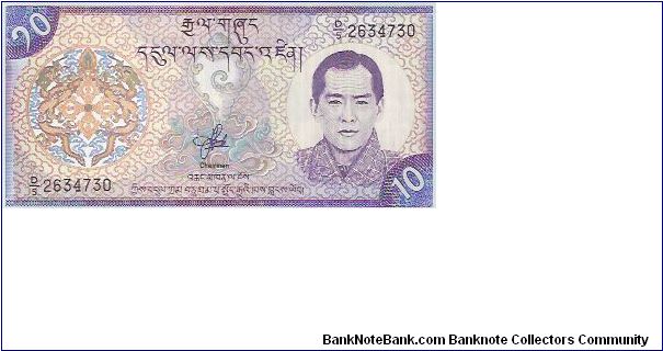 10 NGULTRUM

D/5 2634730

P # 22 Banknote