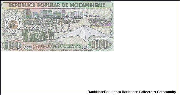 Banknote from Mozambique year 1989