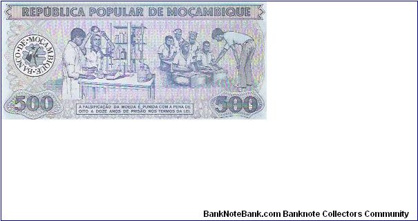 Banknote from Mozambique year 1983