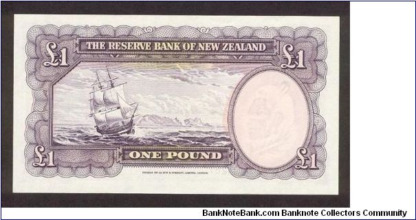 Banknote from New Zealand year 1963