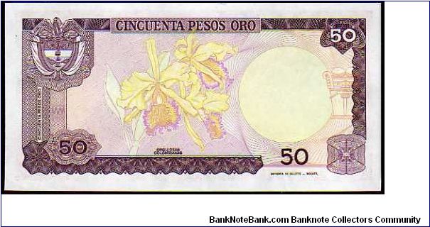 Banknote from Colombia year 1986