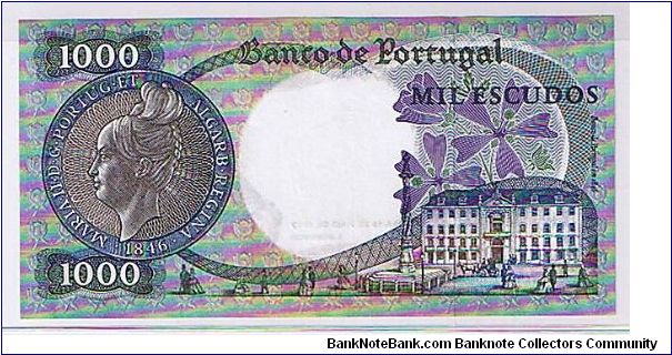 Banknote from Portugal year 1971