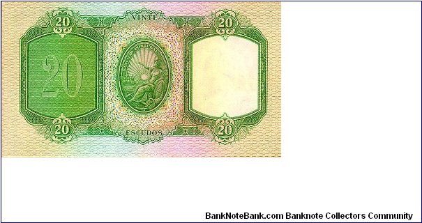 Banknote from Portugal year 1959