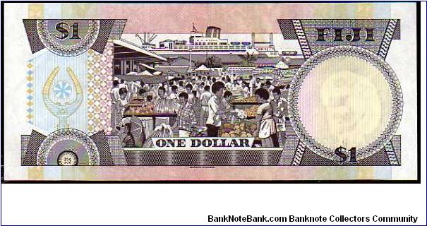 Banknote from Fiji year 1987