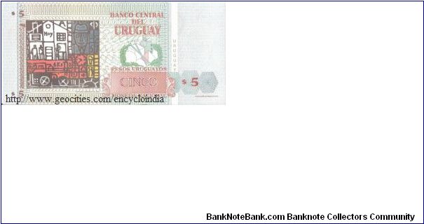 Banknote from Uruguay year 1998