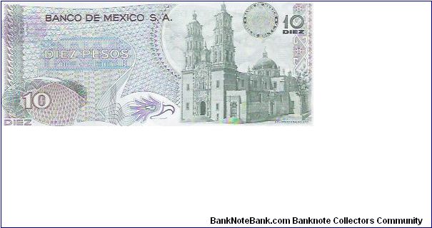 Banknote from Mexico year 1972