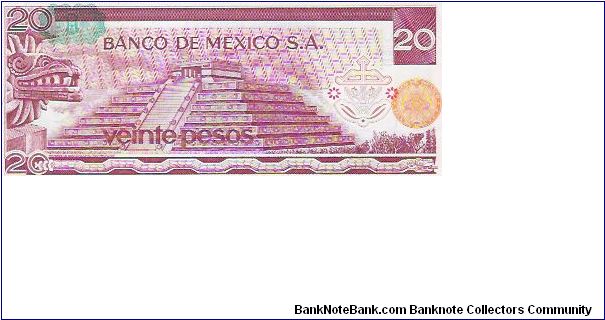 Banknote from Mexico year 1977