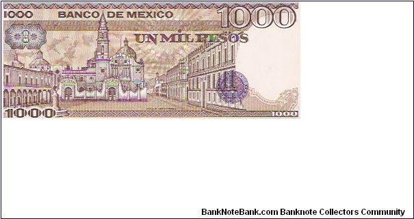 Banknote from Mexico year 1984