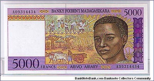 5000 FRANCS Banknote