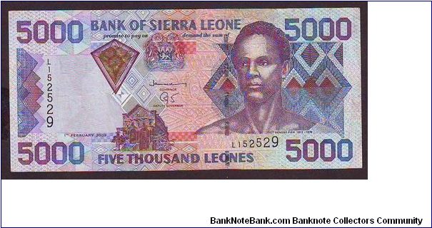 5000 L Banknote