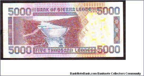 Banknote from Sierra Leone year 2002