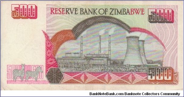 Banknote from Zimbabwe year 2001