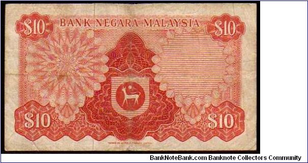 Banknote from Malaysia year 1967