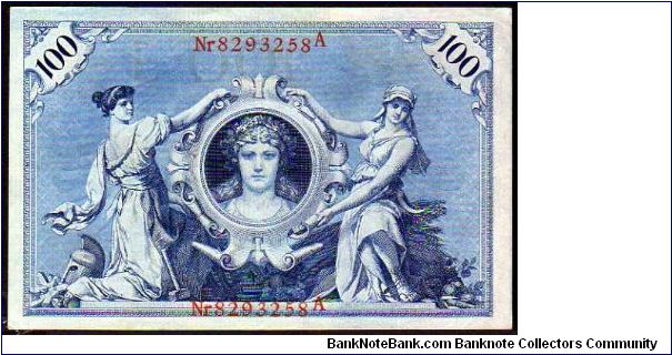 Banknote from Germany year 1908