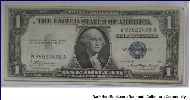 1935 W_A Note from Circulation Banknote