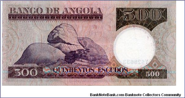 Banknote from Angola year 1973