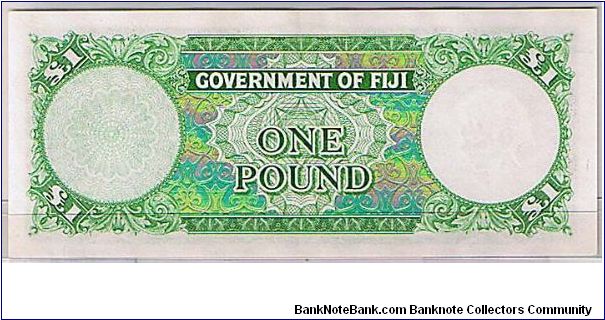 Banknote from Fiji year 1963