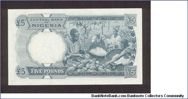 Banknote from Nigeria year 1960