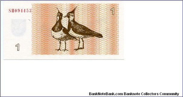 Banknote from Lithuania year 1992