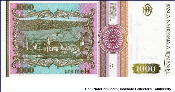 Banknote from Romania year 1993