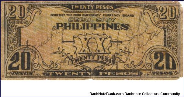 Banknote from Philippines year 1942