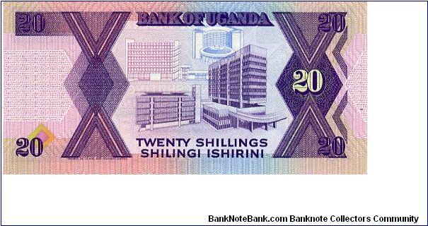 Banknote from Uganda year 1987