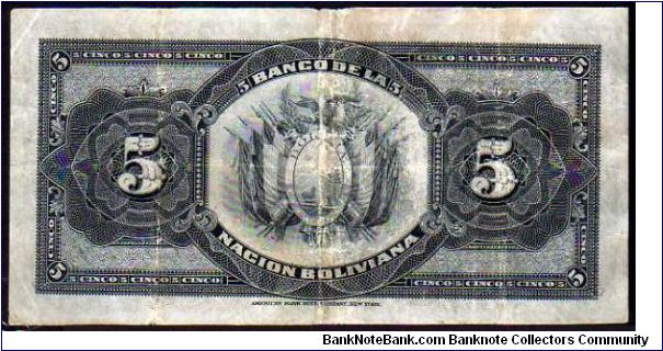 Banknote from Bolivia year 1911