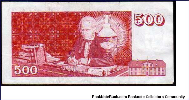 Banknote from Iceland year 2001